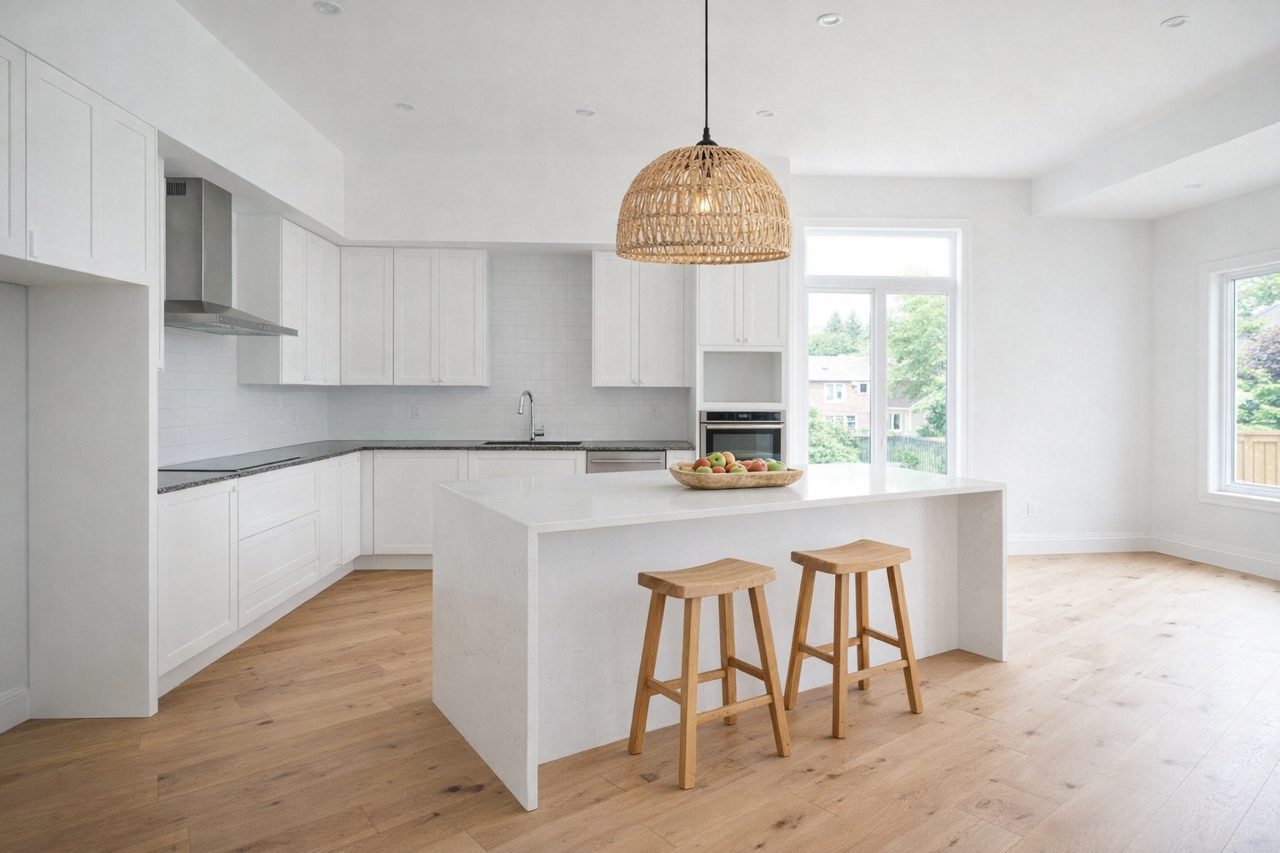 Kitchen after — Modern farmhouse redesign with real products