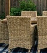 Safavieh Home Collection Ventura Brown and White Washed Arm Chair