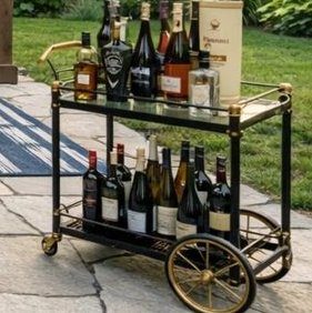 Willa Arlo™ Interiors Cyrus Rectangular Bar Cart with Compartments &  Reviews | Wayfair