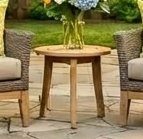 VASAGLE Round Side Table with Lower Shelf, End Table for Small Spaces | Nightstand with Tapered Legs, Curved Transitions, for Living Room, B