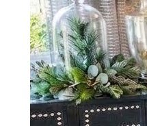 10 Pcs Artificial Christmas Snow Pine Branches Faux Xmas Decoration Sprigs | 16.5" Snow Flocked Faux Greenery Norfolk Pine Sprigs Cypress St