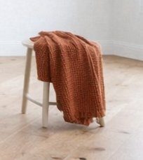 Better Homes & Gardens Chenille Throw, Terracotta