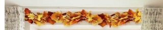 2 Pack Fall Maple Garland,6ft/Piece, Fall Leaves Garland Leaf | Combined colors,Flexible & Easy to Hang,it won't fade under rain and sunligh